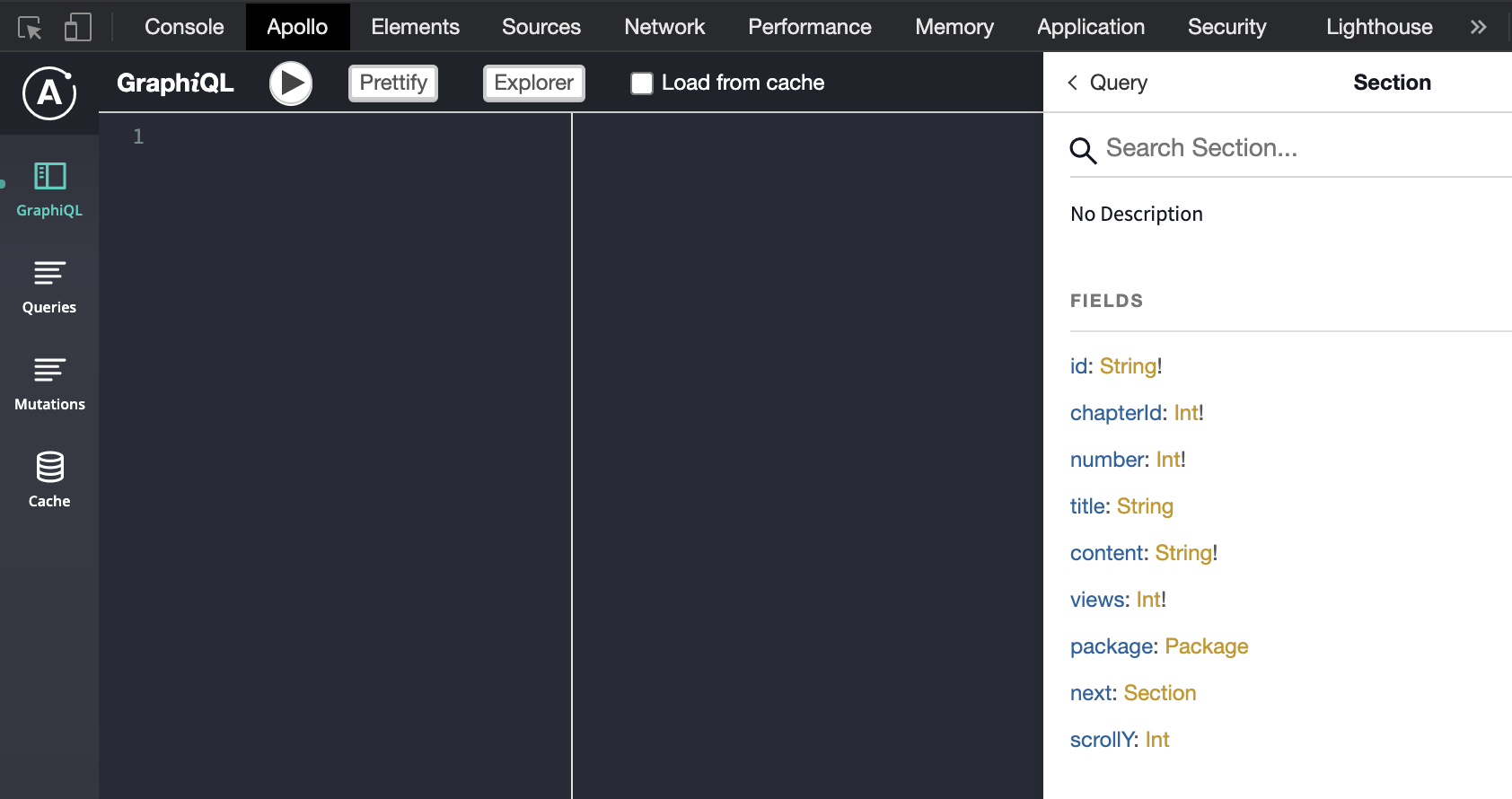 scrollY added to the devtools GraphiQL Docs